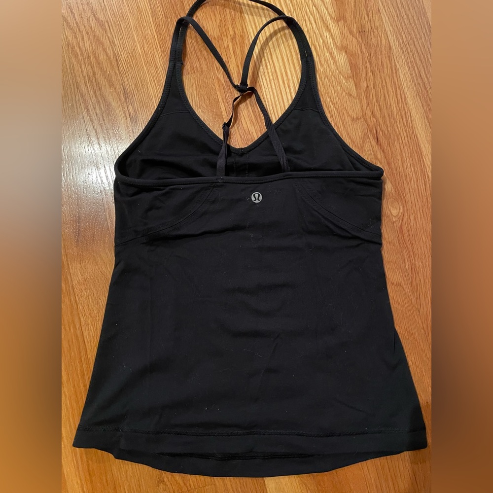 Black Lululemon tank size 4
